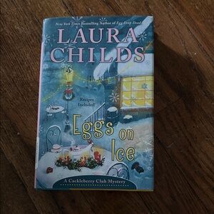 Eggs on Ice Mystery Book by - Blue Cover